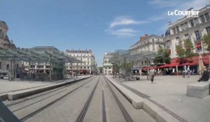 VIDÉO. Voyage en avant-première sur la nouvelle ligne C du tramway d'Angers dans la cabine du conducteur