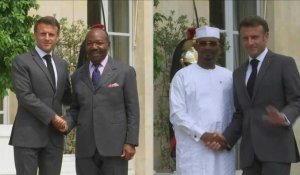 France : Macron reçoit les présidents tchadien et gabonais