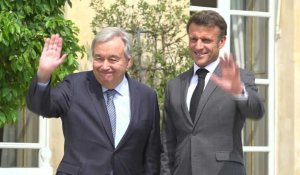 Macron reçoit le secrétaire général de l'ONU