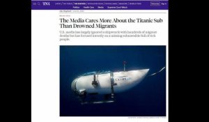 Disparition du submersible Titan: "Les médias se soucient moins des migrants noyés"