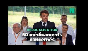 Macron annonce la relocalisation de cinquante médicaments en France