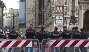 Derniers préparatifs à la cathédrale de Milan pour les funérailles de Berlusconi