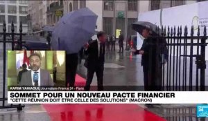 Nouveau pacte financier : "cette réunion doit être celle des solutions" selon Emmanuel Macron