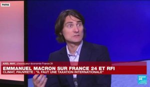 Restructuration de la dette : "Il faut un cadre global", assure Emmanuel Macron