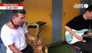 VIDEO. Fête de la musique à Saint-Nazaire : concert chez Guillaume Perret, saxophoniste