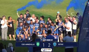 Troyes gagne la Coupe féminine Grand Est féminine contre Amnéville (2-1). Les temps forts du match