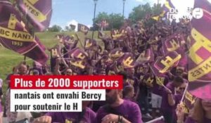 VIDEO. Coupe de France. HBC Nantes - Montpellier : les supporters font la fête ensemble