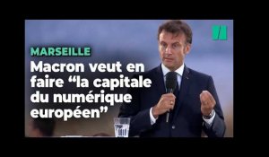 Macron veut faire de Marseille la “capitale du numérique européen”