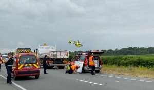 Accident sur le contournement de Cambrai