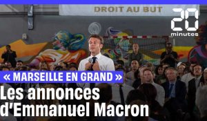 Marseille : Drogue, éducation et sécurité, ce qu’il faut retenir des annonces d’Emmanuel Macron 