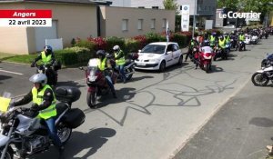 VIDÉO. Angers : 400 motards en colère contre le retour éventuel du contrôle technique 