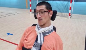 A l'entraînement de foot fauteuil d'Antonio, polyhandicapé