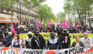 Paris: manifestation contre l'opération Wuambushu et la loi immigration