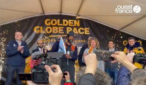 VIDÉO. Golden Globe Race : Abhilash Tomy accueilli en héros aux Sables-d'Olonne