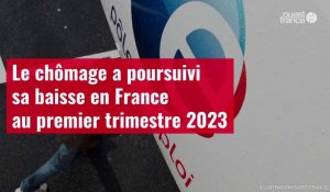 VIDÉO. Le chômage a poursuivi sa baisse en France au premier trimestre 2023