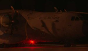 Opérations d'évacuation au Soudan: la Royal Air Force sur le tarmac d'un aéroport à Chypre