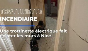 Une trottinette électrique explose et provoque un incendie à Nice
