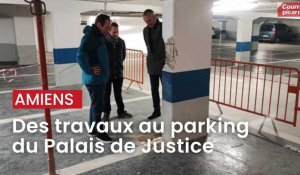 Travaux parking Palais de justice Amiens