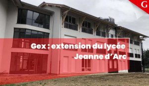 Gex : extension du lycée Jeanne d’Arc