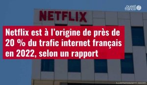 VIDÉO. Netflix est à l’origine de près de 20 % du trafic internet français en 2022, selon un rapport