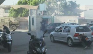 Jets de pierres contre des véhicules de l'armée israélienne à Jénine