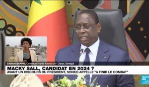 Macky Sall, candidat en 2024 ? Avant un discours du président, Sonko appelle "à finir le combat"