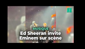 Ed Sheeran et Eminem réunis sur scène à Détroit, un moment que les fans ne risquent pas d’oublier