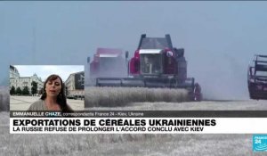 La Russie refuse de prolonger l'accord sur les exportations de céréales ukrainiennes