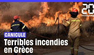 Canicule en Europe : Déjà frappée par de fortes chaleurs, la Grèce est désormais en proie aux flammes  