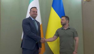 Le Premier ministre irlandais rencontre Volodymyr Zelensky à Kiev