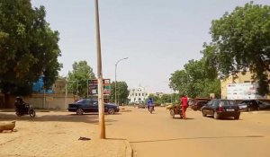 Images de la présidence à Niamey alors que les accès sont bloqués