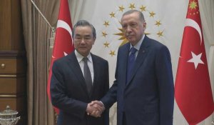 Turquie : le président Erdogan reçoit le ministre des Affaires étrangères chinois Wang Yi