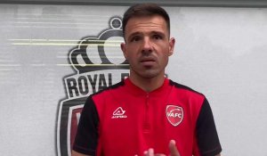 Football : réaction de Jorge Maciel après le match Valenciennes - Deinze (0-0)