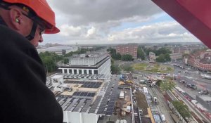 En haut d’une grue lilloise - Reportage