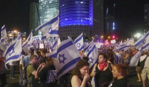Des milliers d'Israéliens manifestent à Tel-Aviv contre la réforme judiciaire
