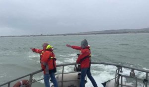 En exercice avec les Sauveteurs en mer de Calais pour secourir un homme à l’eau