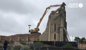VIDÉO. En Mayenne, fermée au public depuis 2014, cette église a été démolie