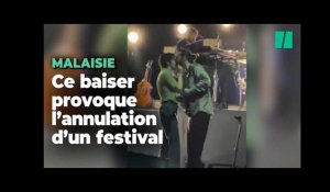 En Malaisie, ce baiser entre deux membres de "The 1975" provoque l'annulation d'un festival