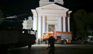 Ukraine: une cathédrale historique d'Odessa endommagée après une frappe nocturne