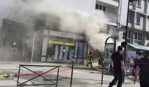 Boulogne-sur-Mer : un incendie se déclen dans un magasin de la rue Faidherbe