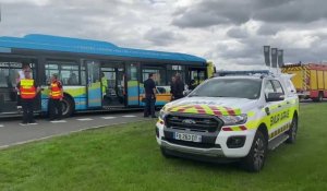 Beaurains : un accident entre un bus et une voiture fait cinq blessés légers