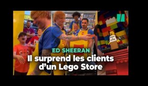 Ed Sheeran surprend les clients de ce Lego Store et tease ses fans sur son prochain album
