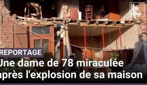 Une dame de 78 miraculée après l'explosion de sa maison à Enquin-lez-Guinegatte