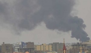 Soudan : de la fumée s'élève après des frappes des Forces de soutien rapide sur Khartoum