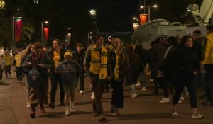 Mondial féminin : les supporters quittent le stade après l'élimination de l'Australie