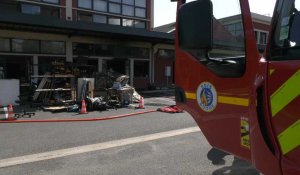 Amiens : Un important incendie dans la Zone Montières