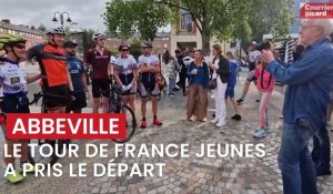 Le Tour de France des jeunes prend le départ d'Abbeville