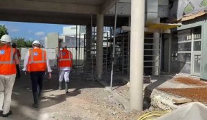 Béthune-Beuvry : Visite de chantier du nouveau bloc opératoire de l'hôpital