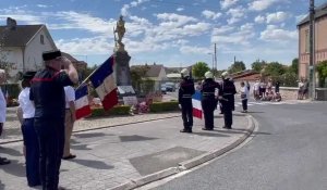 Cérémonie du 14-juillet du monument aux mort d’Esternay