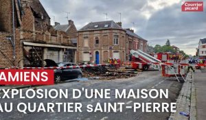 Explosion d'une maison à Amiens : l'intervention des pompiers